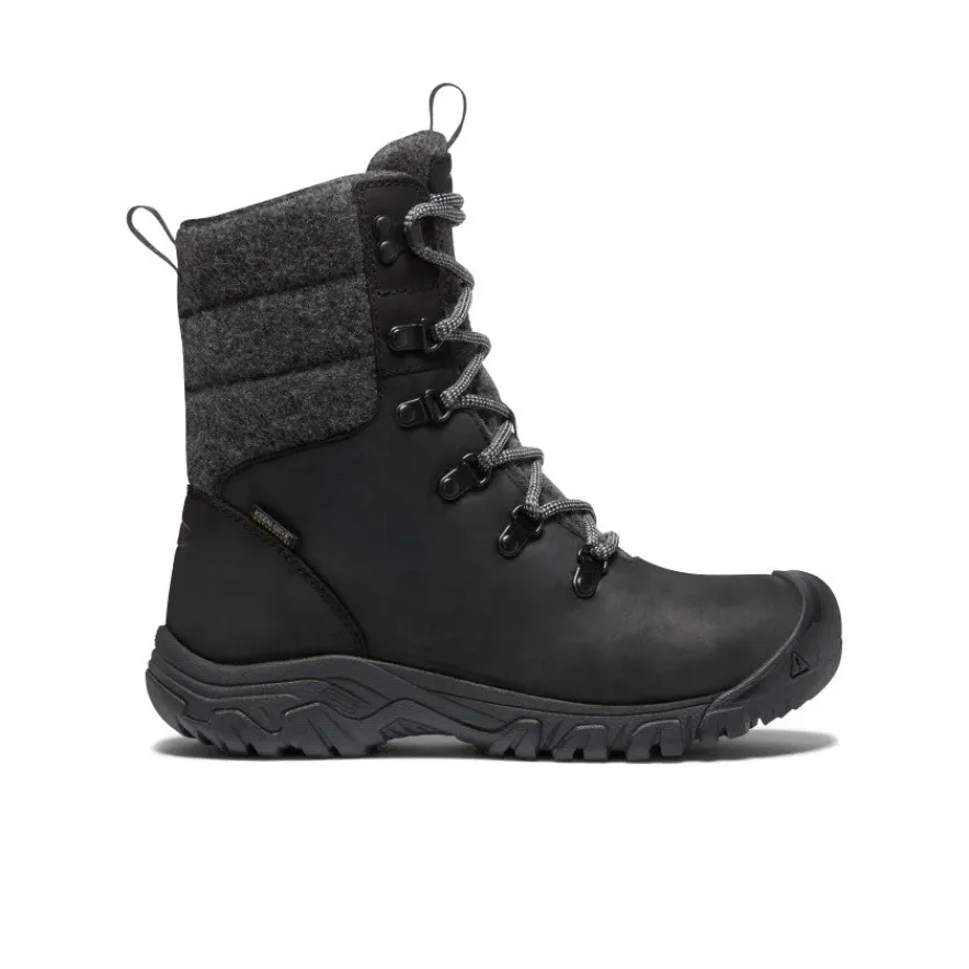 Shop Greta Waterproof Boot Pour Femme | Black/Black Wool Femme Imperméable À L'eau|Bottes