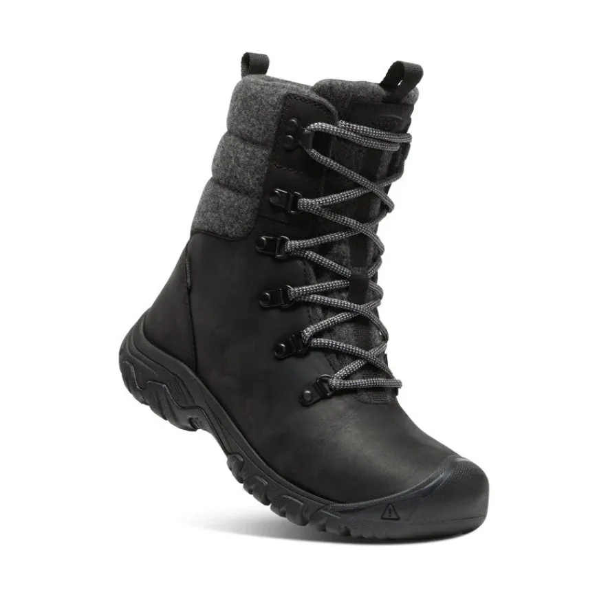 Shop Greta Waterproof Boot Pour Femme | Black/Black Wool Femme Imperméable À L'eau|Bottes