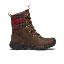 Sale Greta Waterproof Boot Pour Femme | Dark Brown/Red Plaid Femme Imperméable À L'eau|Bottes