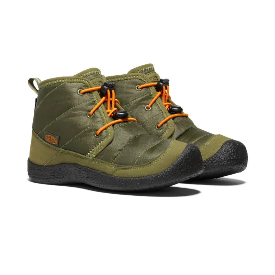 New Howser II Waterproof Chukka Pour Jeunes | Capulet Olive/Russet Orange Enfant Bottes