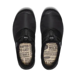 Best Sale Howser III Slide Pour Femme  |  Black Smooth Nylon Femme Chaussures À Enfiler