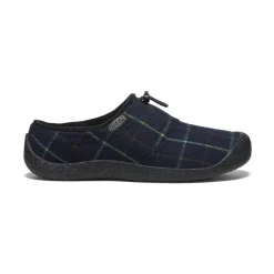 Hot Howser III Slide Pour Homme | Navy Plaid Homme Chaussures À Enfiler