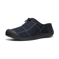 Hot Howser III Slide Pour Homme | Navy Plaid Homme Chaussures À Enfiler