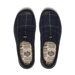 Hot Howser III Slide Pour Homme | Navy Plaid Homme Chaussures À Enfiler