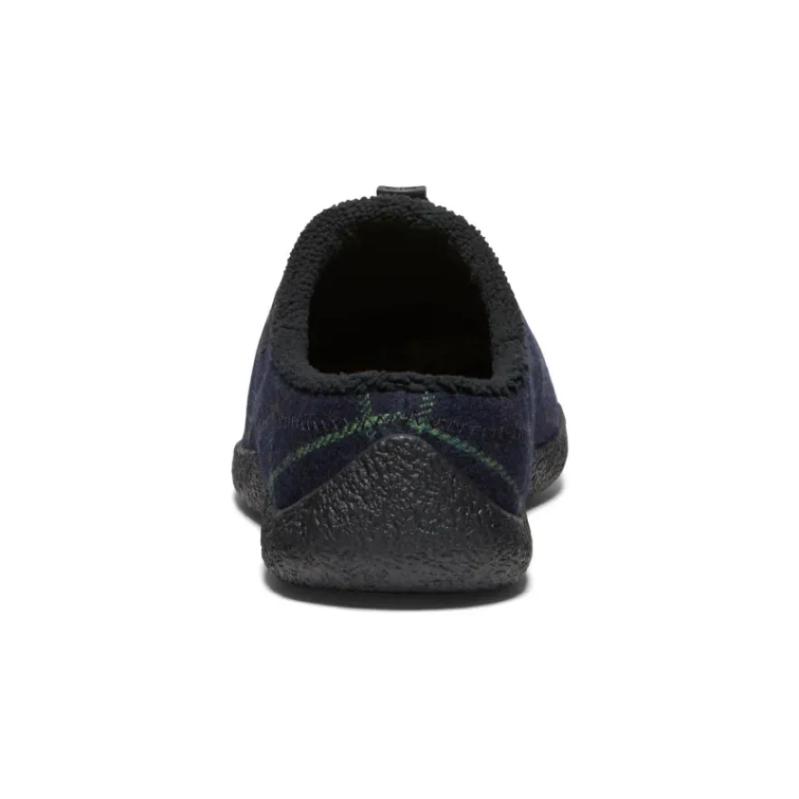 Hot Howser III Slide Pour Homme | Navy Plaid Homme Chaussures À Enfiler