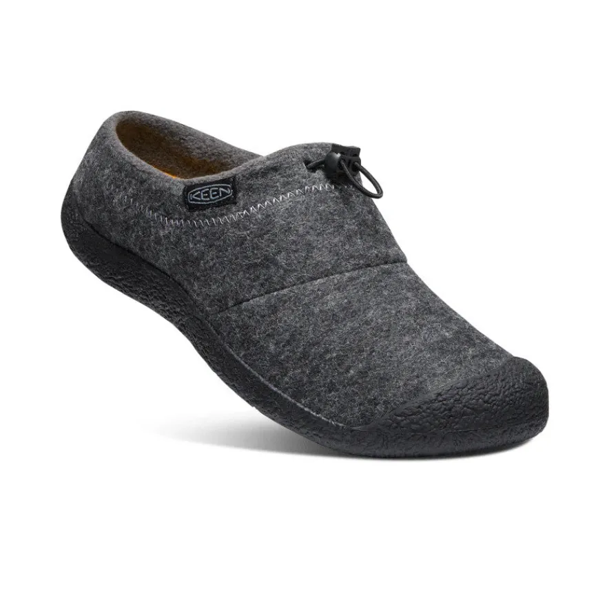 Outlet Howser III Slide Pour Homme | Charcoal Grey Felt/Black Homme Chaussures À Enfiler
