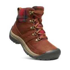 New Kaci III Winter Waterproof Boot Pour Femme | Tortoise Shell/Red Plaid Femme Imperméable À L'eau|Bottes