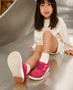 Outlet KNX Knit Double Strap Pour Jeunes | Black/Evening Primrose Enfant Chaussures