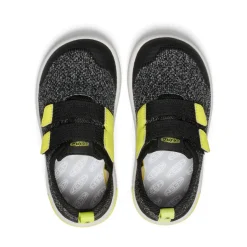 Flash Sale KNX Knit Double Strap Pour Enfants | Black/Evening Primrose Enfant Chaussures