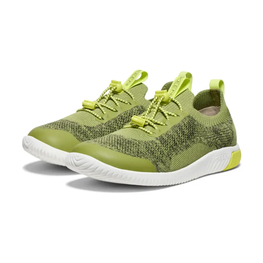 Clearance KNX Knit Sneaker Pour Jeunes | Iguana/Evening Primrose Enfant Chaussures