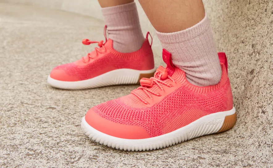 Clearance KNX Knit Sneaker Pour Jeunes | Iguana/Evening Primrose Enfant Chaussures