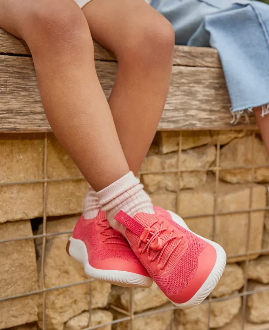 Clearance KNX Knit Sneaker Pour Jeunes | Iguana/Evening Primrose Enfant Chaussures