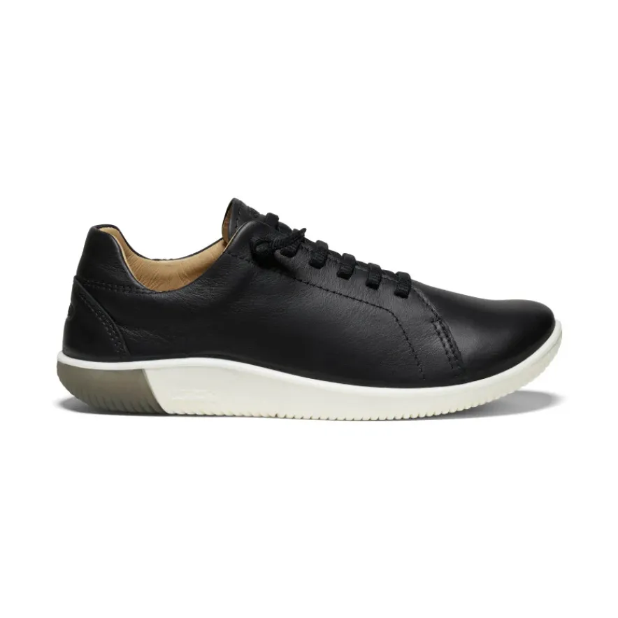 Online KNX Leather Sneaker | Black/Star White Femme Chaussures