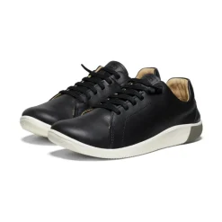 Online KNX Leather Sneaker  |  Black/Star White Femme Chaussures