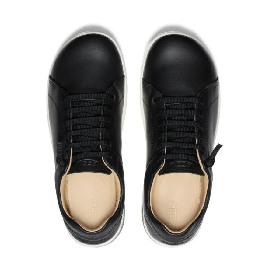 Online KNX Leather Sneaker | Black/Star White Femme Chaussures