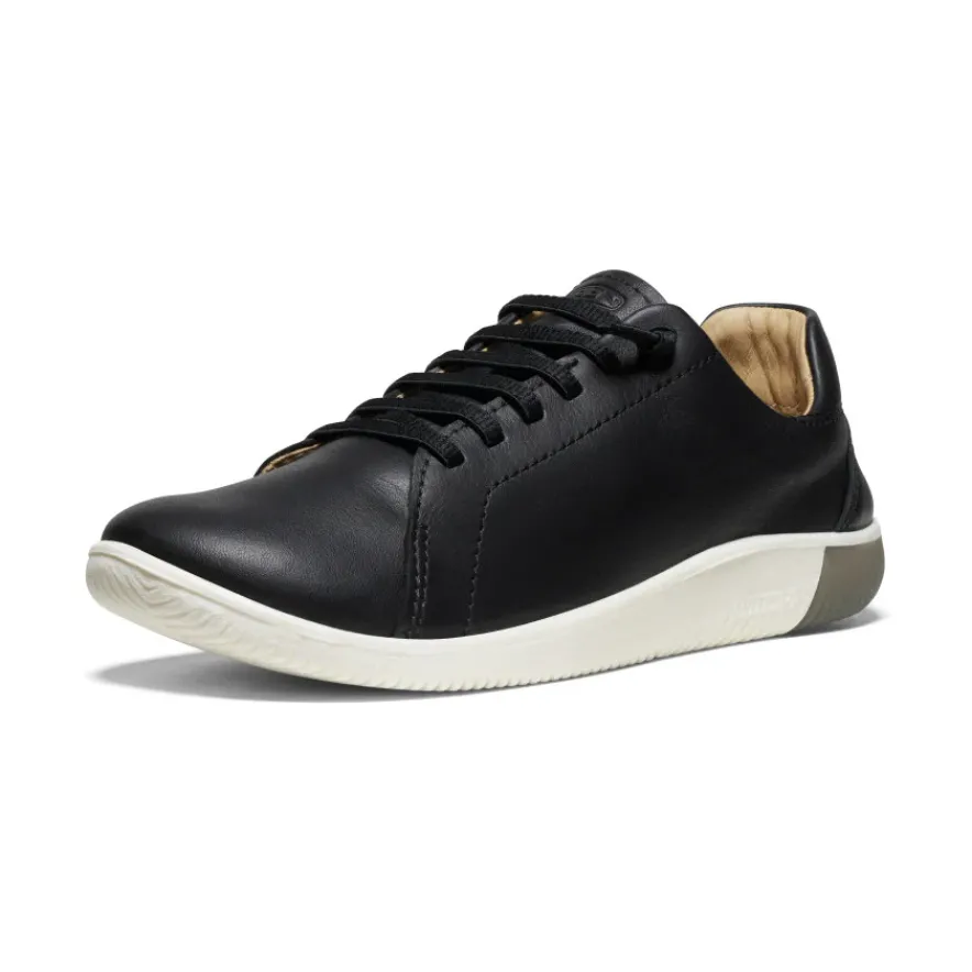 Online KNX Leather Sneaker | Black/Star White Femme Chaussures