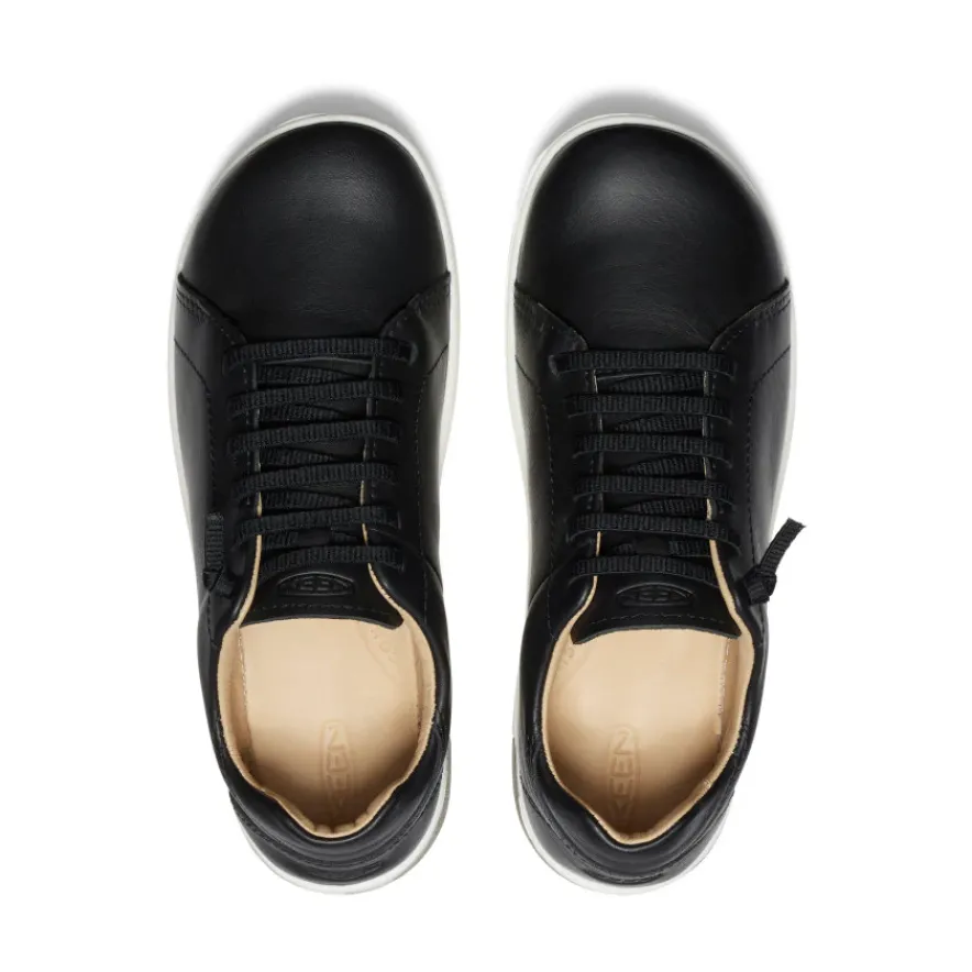 Online KNX Leather Sneaker | Black/Star White Femme Chaussures