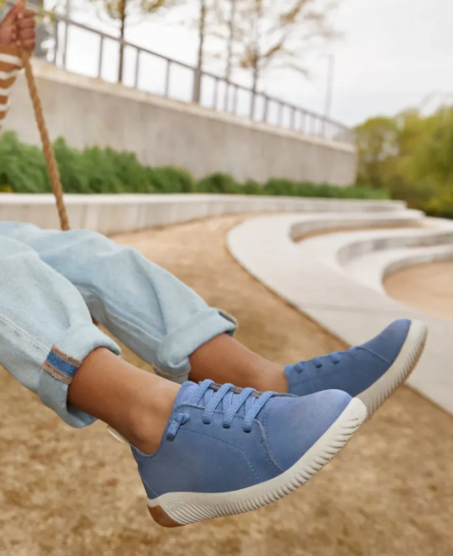 Cheap KNX Leather Sneaker Pour Enfants | Coronet Blue/Vapor Enfant Chaussures