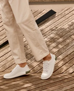 Discount KNX Leather Sneaker Pour Homme | Star White/Star White Homme Chaussures