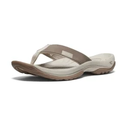 Store Kona Leather Flip-Flop | Brindle/Silver Birch Femme Sandales