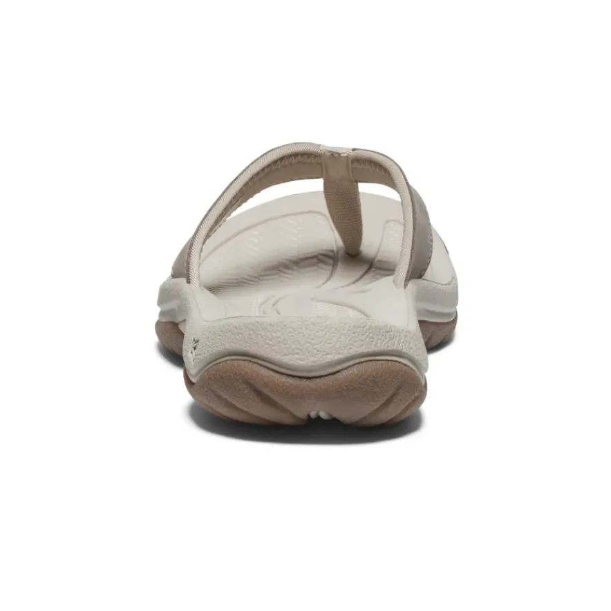 Store Kona Leather Flip-Flop | Brindle/Silver Birch Femme Sandales