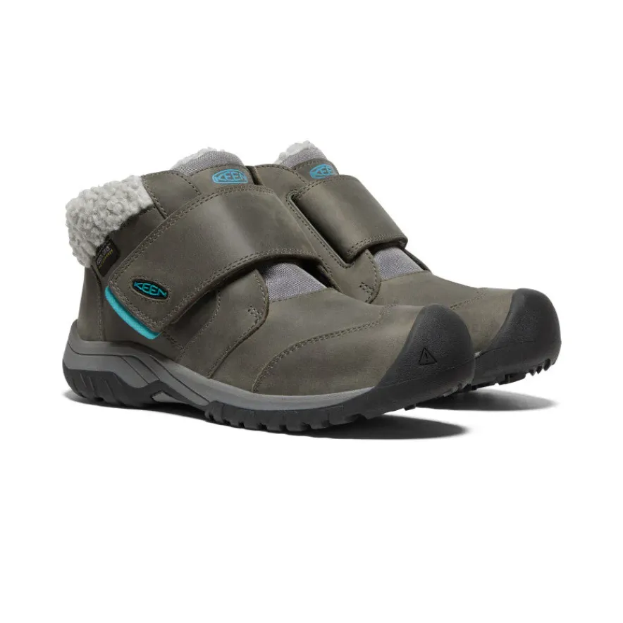 Best Kootenay IV Waterproof Boot Pour Jeunes | Steel Grey/Porcelain Enfant Bottes