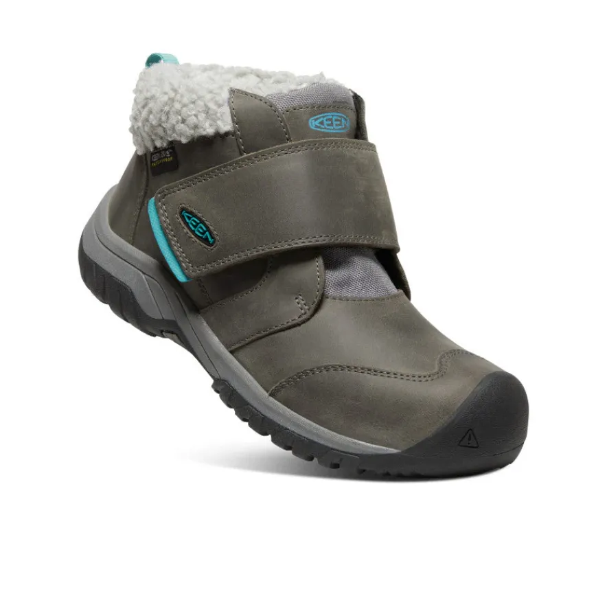 Best Kootenay IV Waterproof Boot Pour Jeunes | Steel Grey/Porcelain Enfant Bottes