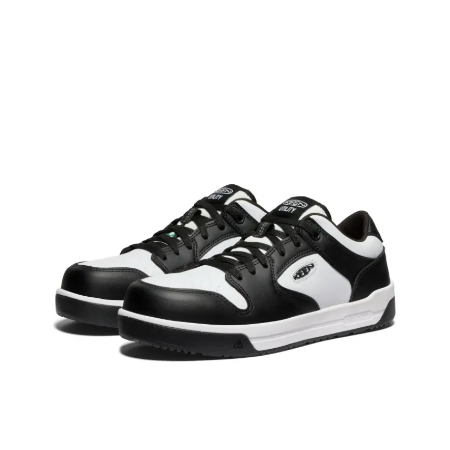 Fashion Men's CSA Overton Work Shoe (Carbon-Fiber Toe) | Star White/Black Homme Bottes Et Chaussures De Travail|Chaussures