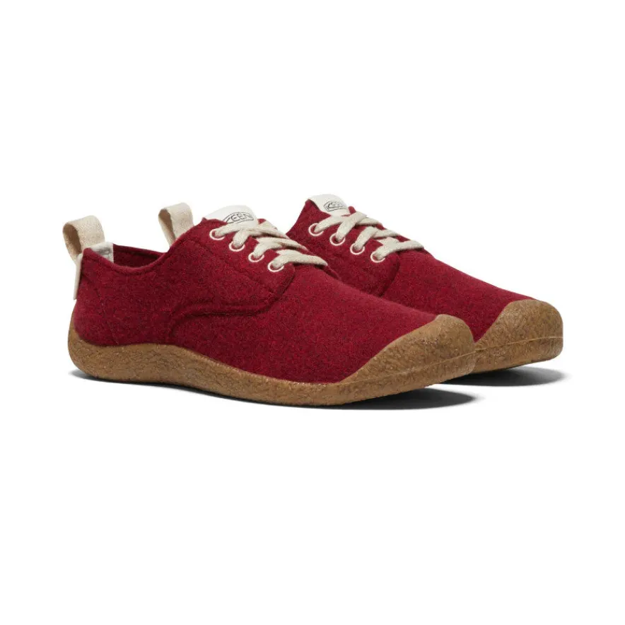 Shop Mosey Derby Shoe Pour Femme | Red Felt/Birch Femme Chaussures