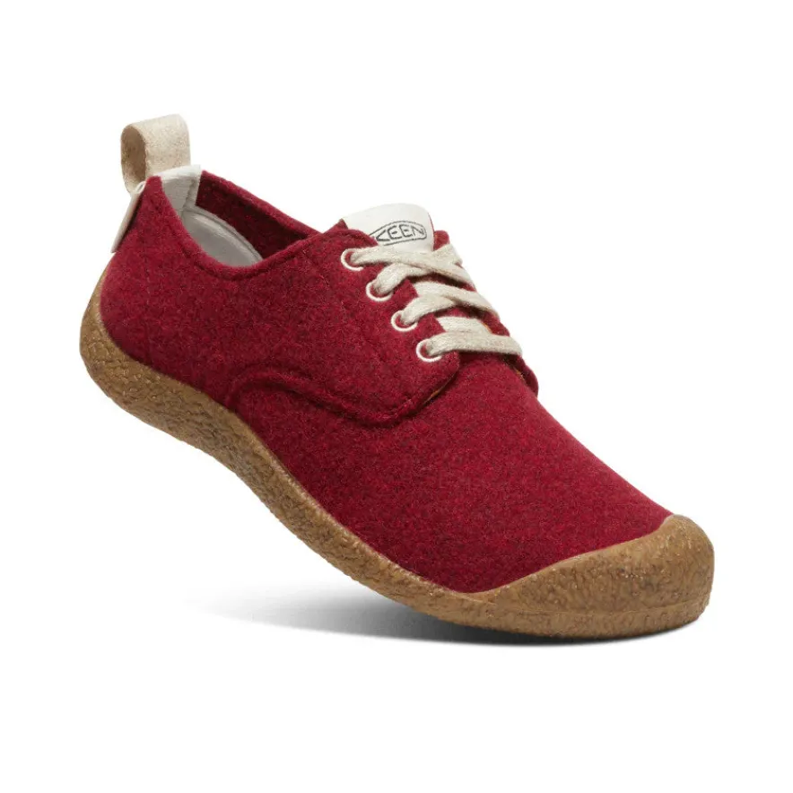 Shop Mosey Derby Shoe Pour Femme | Red Felt/Birch Femme Chaussures