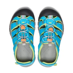 Cheap Newport Boundless Sandal Pour Jeunes  |  Blue Atoll/Daiquiri Green Enfant Sandales