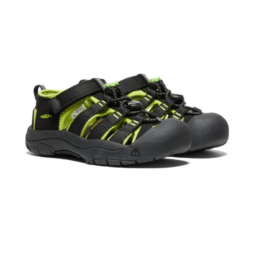 Cheap Newport H2 Pour Enfants | Black/Lime Green Enfant Sandales