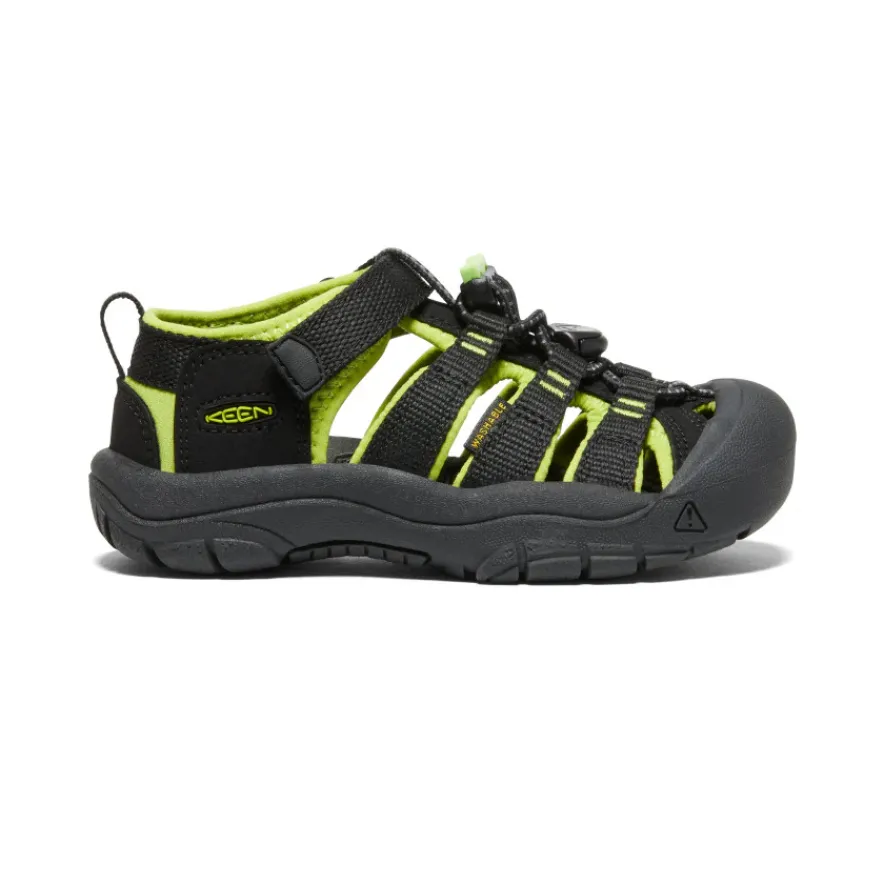Cheap Newport H2 Pour Enfants | Black/Lime Green Enfant Sandales