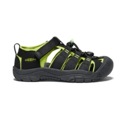 Outlet Newport H2 Pour Jeunes | Black/Lime Green Enfant Sandales