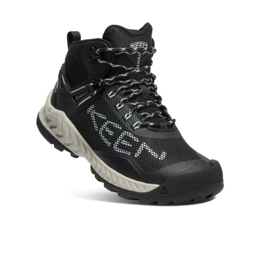 Online NXIS Evo Waterproof Boot Pour Femme | Black/Blue Glass Femme Imperméable À L'eau|Bottes