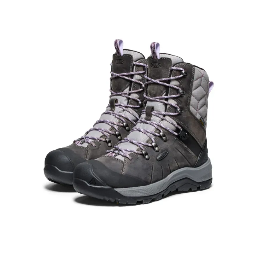 Outlet Revel IV High Polar Boot Pour Femme | Steel Grey/Orchid Petal Femme Isolé|Imperméable À L'eau