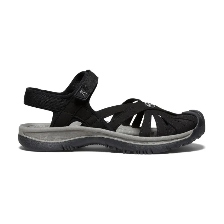 Outlet Rose Sandal Pour Femme | Black/Neutral Gray Femme Sandales