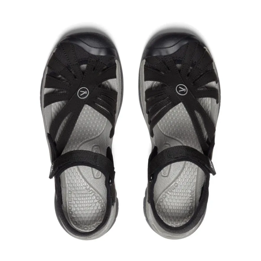 Outlet Rose Sandal Pour Femme | Black/Neutral Gray Femme Sandales