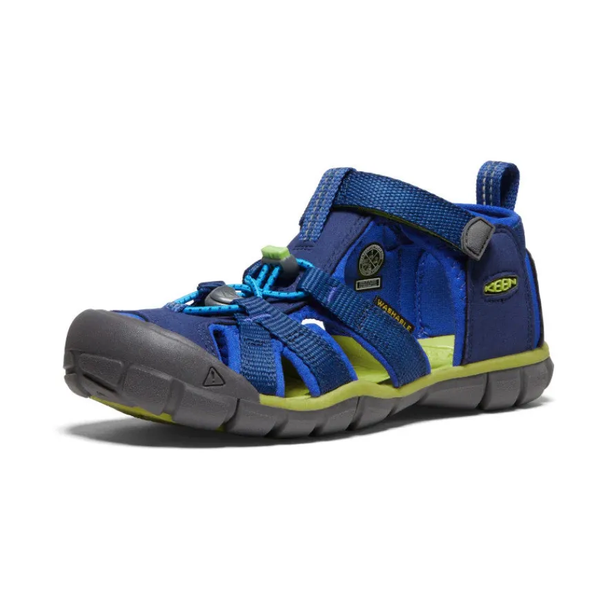 Clearance Seacamp II CNX Pour Jeunes | Blue Depths/Chartreuse Enfant Sandales