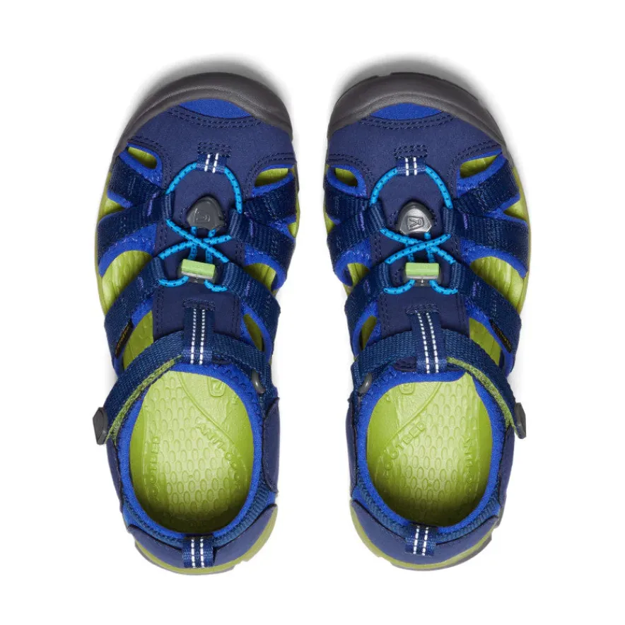 Clearance Seacamp II CNX Pour Jeunes | Blue Depths/Chartreuse Enfant Sandales