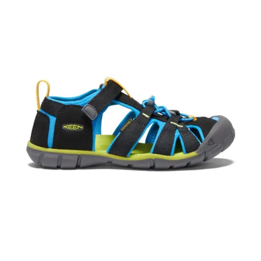 Best Seacamp II CNX Pour Jeunes  |  Black/Brilliant Blue Enfant Sandales