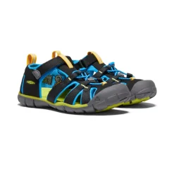 Best Seacamp II CNX Pour Jeunes  |  Black/Brilliant Blue Enfant Sandales