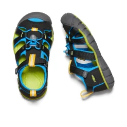Fashion Seacamp II CNX Pour Petit Enfants | Black/Brilliant Blue Enfant Sandales