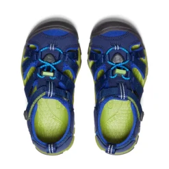 Fashion Seacamp II CNX Pour Petit Efants | Blue Depths/Chartreuse Enfant Sandales