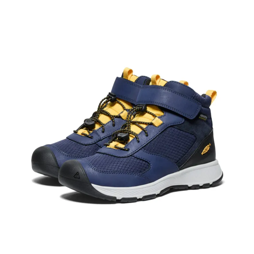 New Skua Waterproof Boot Pour Jeunes | Naval Academy/Yolk Yellow Enfant Bottes