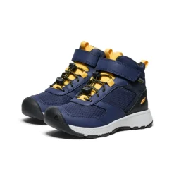 Outlet Skua Waterproof Boot Pour Enfants  |  Naval Academy/Yolk Yellow Enfant Bottes