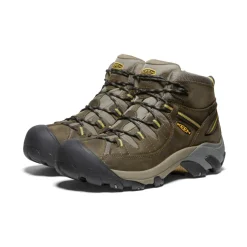 Online Targhee II Mid Waterproof Hiking Boots Pour Homme | Black Olive/Yellow Homme Imperméable À L'eau|Bottes