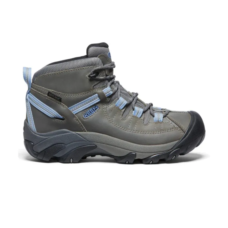 Hot Targhee II Waterproof Mid Pour Femme | Steel Grey/Hydrangea Femme Imperméable À L'eau|Bottes