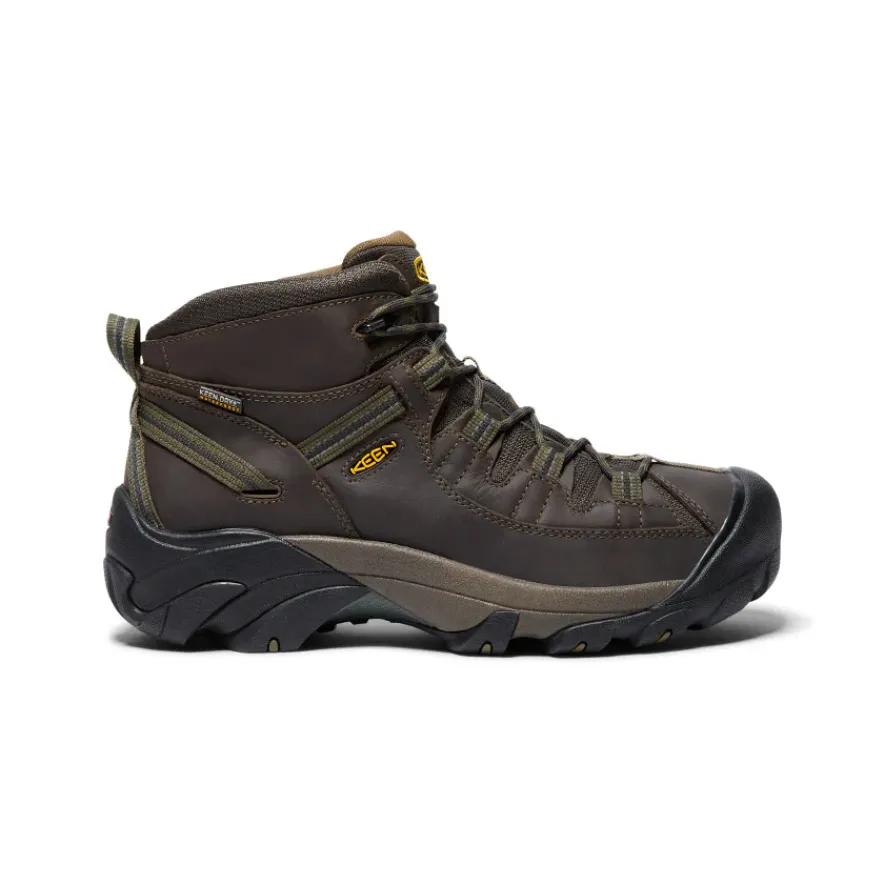 Hot Targhee II Waterproof Mid Wide Pour Homme | Canteen/Dark Olive Homme Large|Imperméable À L'eau