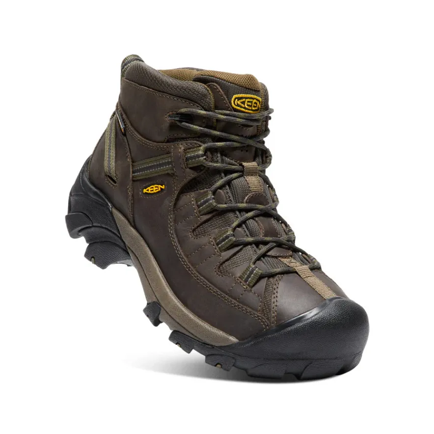 Hot Targhee II Waterproof Mid Wide Pour Homme | Canteen/Dark Olive Homme Large|Imperméable À L'eau